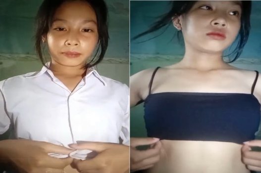 Clip sex em nữ sinh da nâu muốn chơi ngoài vườn