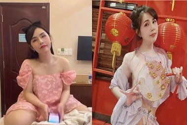 Em đào 2m5 cưỡi ngựa chuyên nghiệp lắm