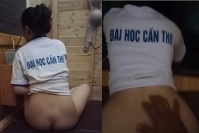 Lộ clip sex sinh viên ĐH Cần Thơ làm tình cực giỏi