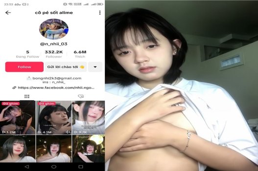 Sex Ngọc Nhi tiktoker thích chơi doggy