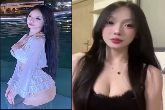 Tiktoker xinh đẹp da trắng nhún nhảy cực sung