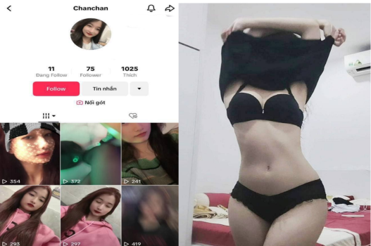 XXX tiktoker Chan Chan với người yêu